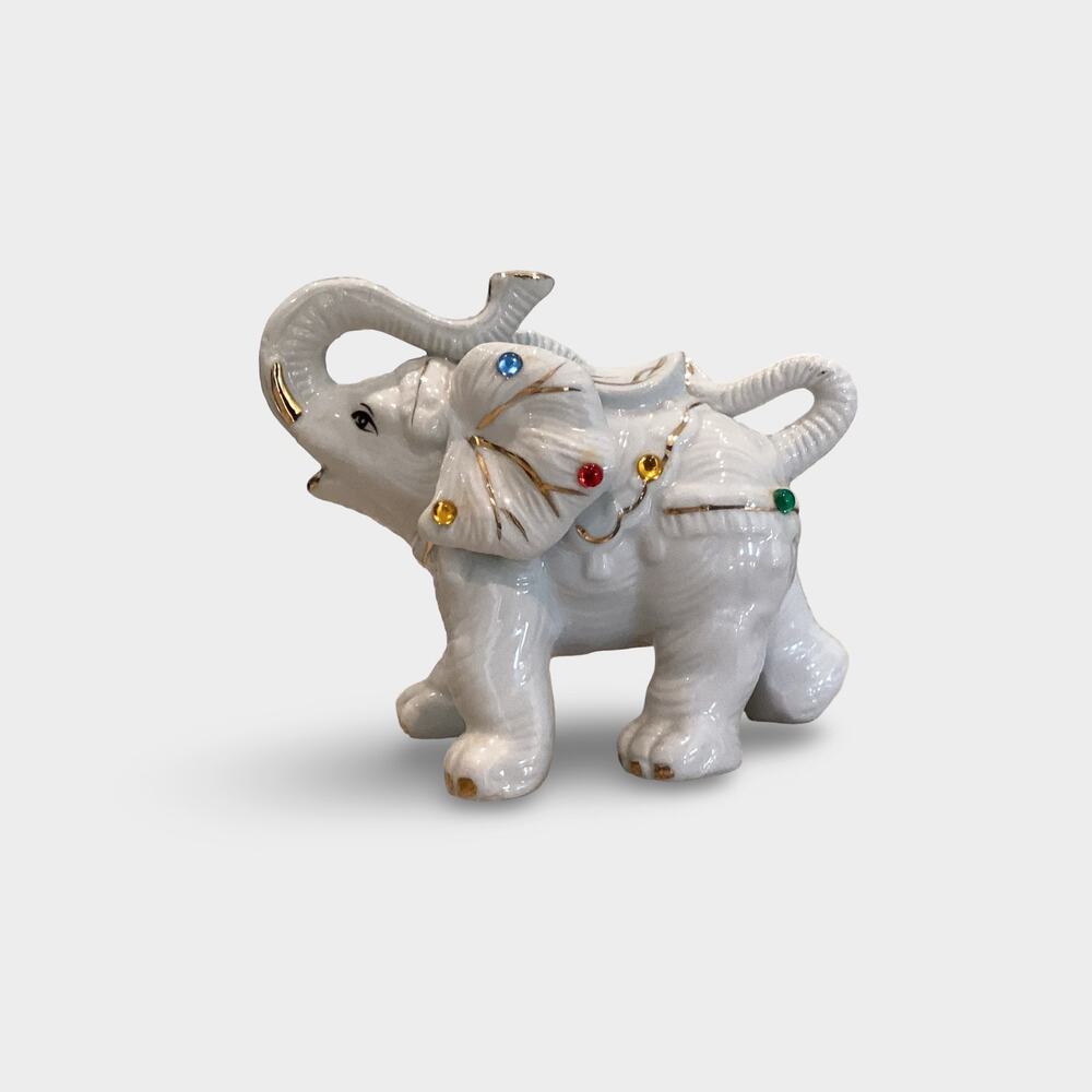 Porcelain Chinese Circus Elephant